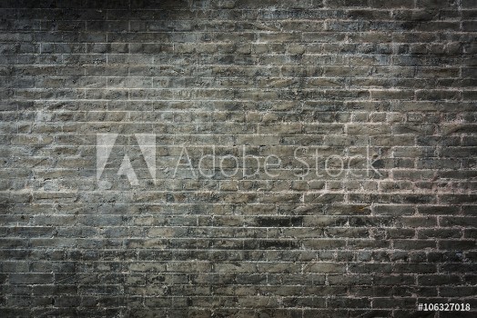 Picture of dark brick wall background